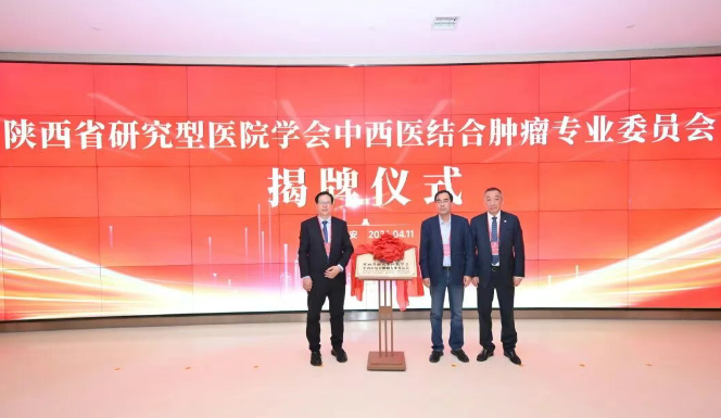 陜西省研究型醫(yī)院學(xué)會(huì)中西醫(yī)結(jié)合腫瘤專業(yè)委員會(huì)成立大會(huì)暨中西醫(yī)結(jié)合腫瘤學(xué)術(shù)研討會(huì)在我院順利召開(kāi)